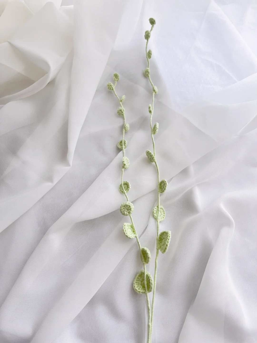 Long Leaf Eucalyptus Crochet Flower Tutorial PDF - Step-by-Step Guide for Beginners & Intermediates