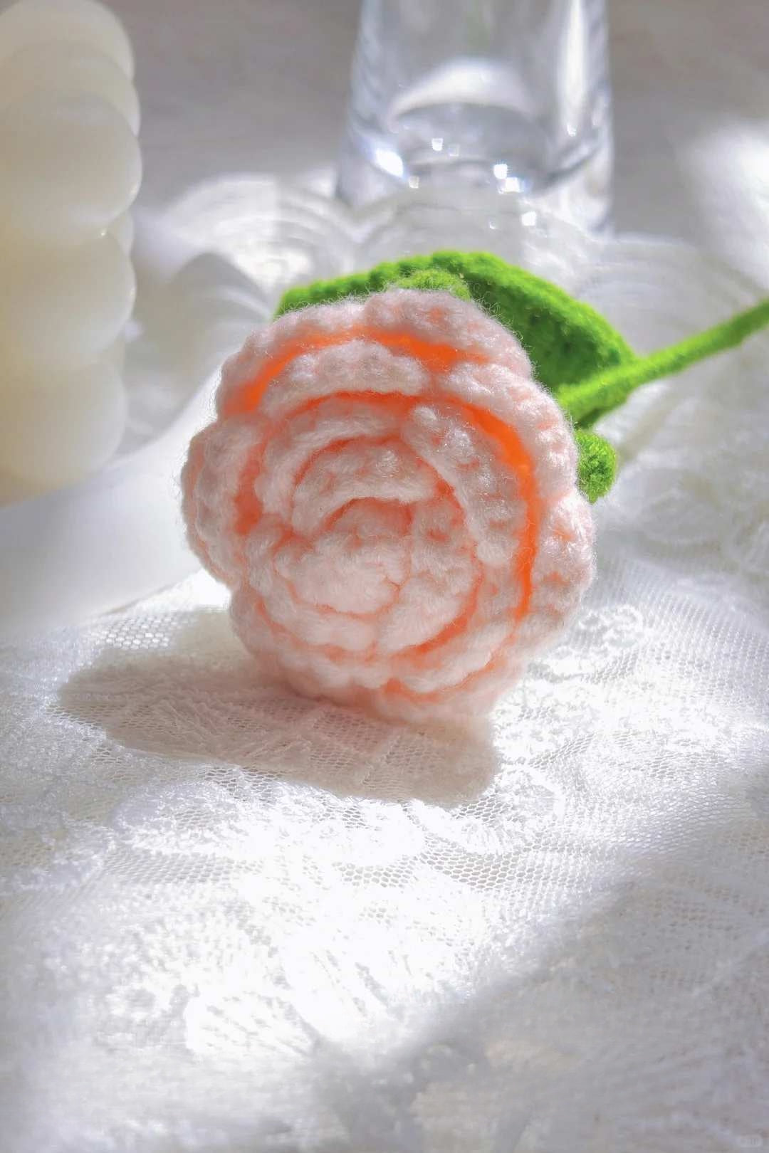 Rose Crochet Flower Tutorial PDF - Step-by-Step Guide for Beginners & Intermediates